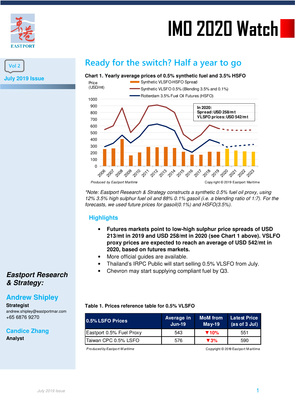 Eastport – Shipbroking & Consultancy Singapore